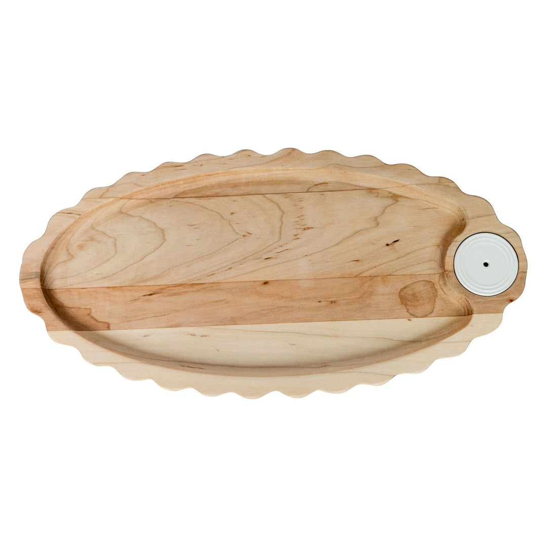 Limited Edition Scalloped Anniversary Tray - Maple - Something Splendid Co.