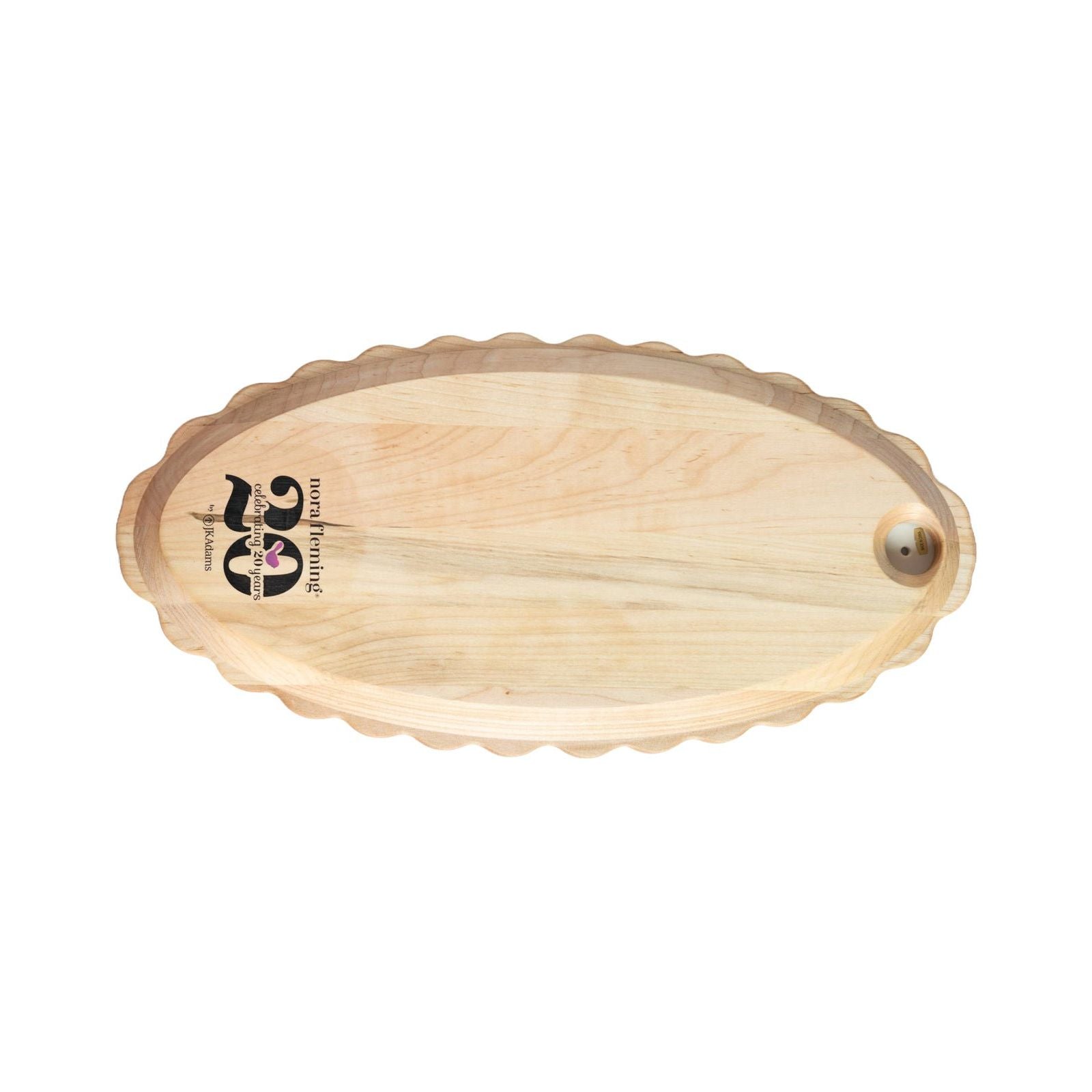 JK Adams Nora Fleming Scalloped Tray - Thumbnail 3