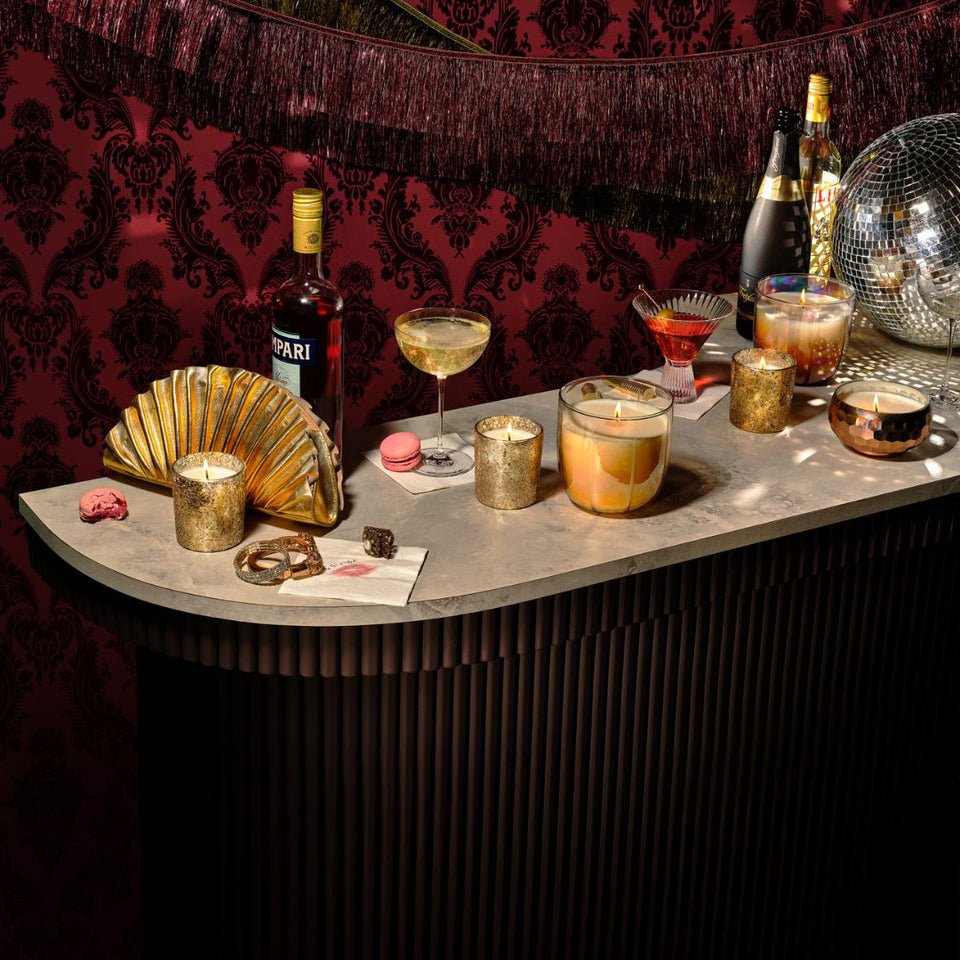 Lychee Martini Disco Bowl Candle - Something Splendid Co.