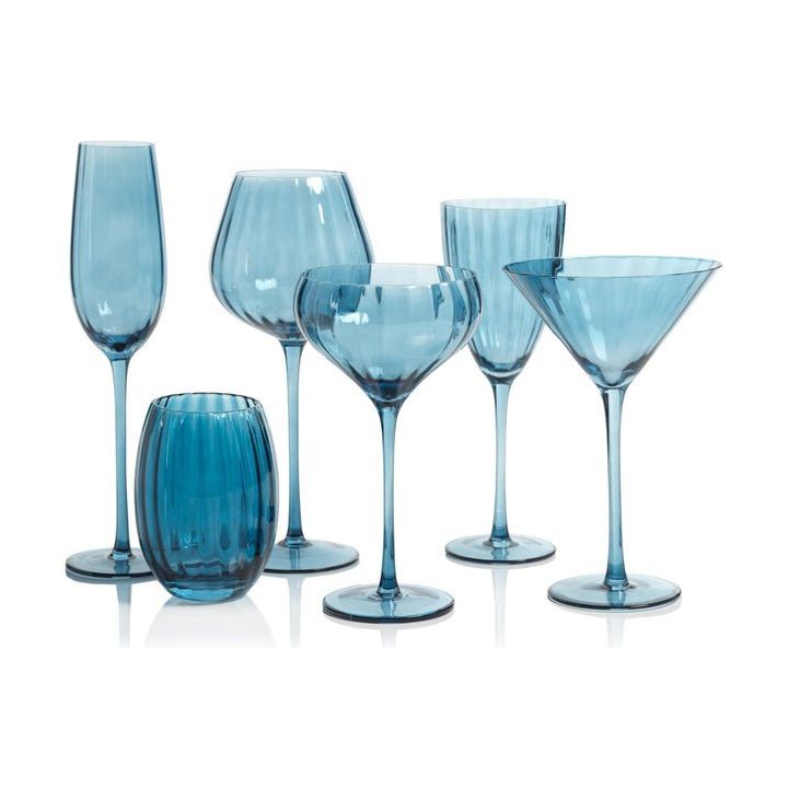 Something Splendid Co. Madeleine Optic Stemless Wine Glasses - Thumbnail 2