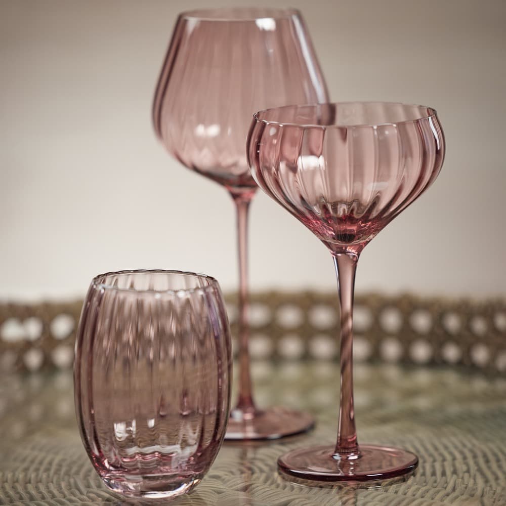 Madeleine Optic Stemless Glasses - Wine - Thumbnail 2