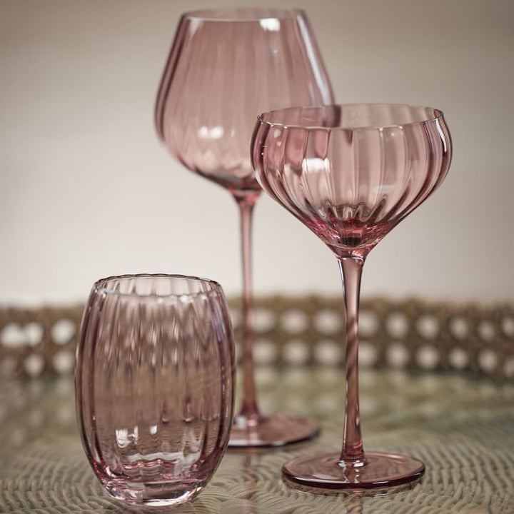 Madeleine Optic Stemless Glass - Wine - Something Splendid Co.