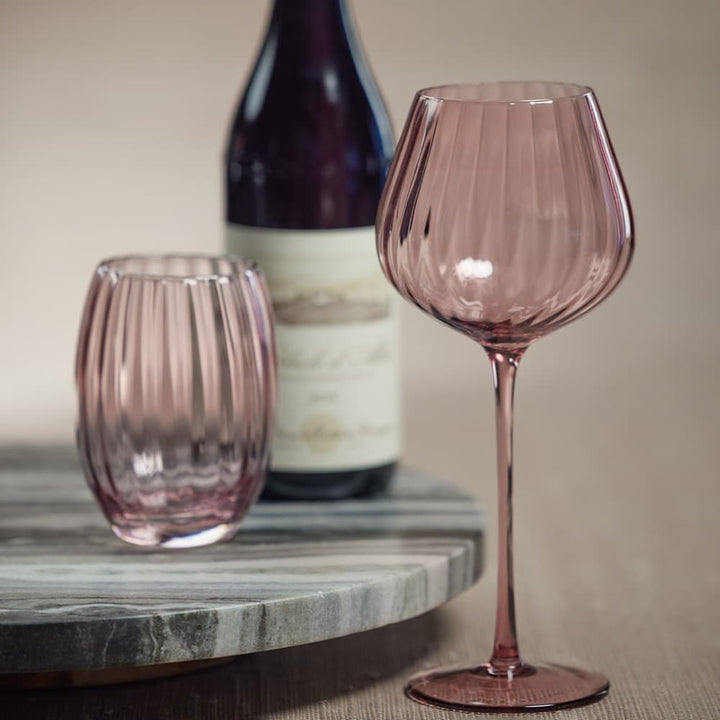 Madeleine Optic Stemless Glass - Wine - Something Splendid Co.