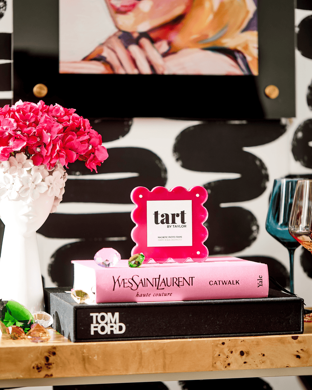 Magenta Mini Acrylic Picture Frame - Something Splendid Co.