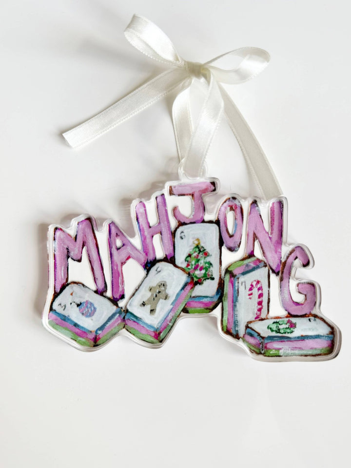 "Mahjong Christmas" ornament - Something Splendid Co.