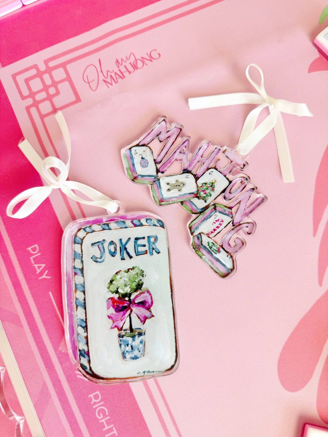 "Mahjong Christmas" ornament - Something Splendid Co.