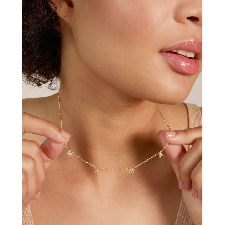 Mama Necklace - 14k Gold - Something Splendid Co.