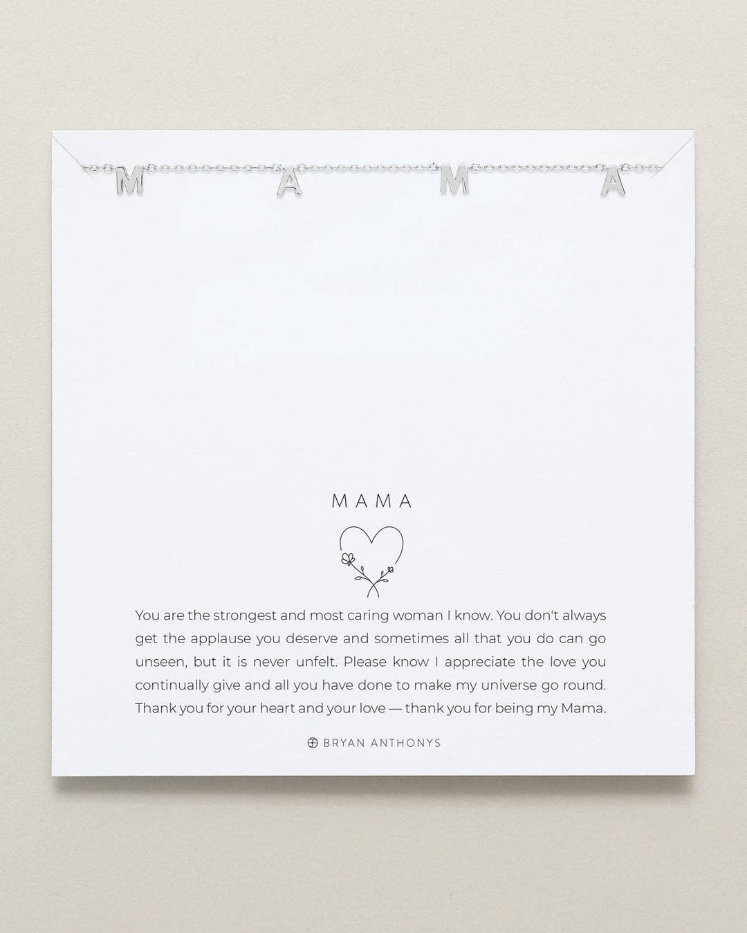 Mama Necklace - Something Splendid Co.