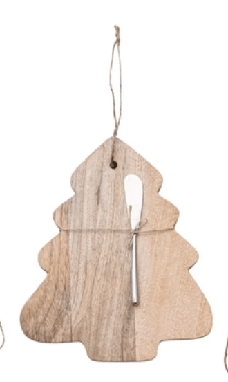 Mango Wood Board & Canape Knife, 6 Styles - Something Splendid Co.