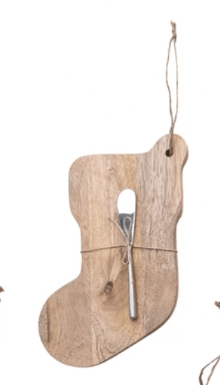 Mango Wood Board & Canape Knife, 6 Styles - Something Splendid Co.
