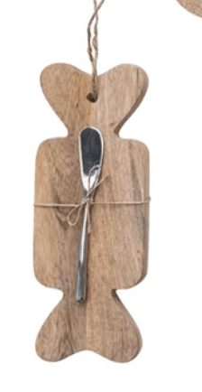 Mango Wood Board & Canape Knife, 6 Styles - Something Splendid Co.