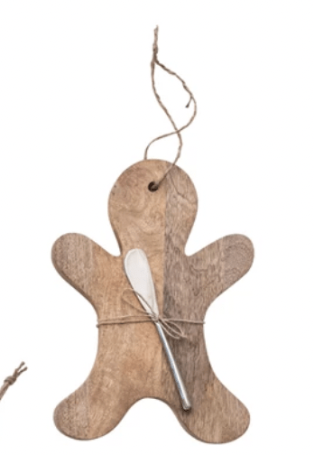 Mango Wood Board & Canape Knife, 6 Styles - Something Splendid Co.