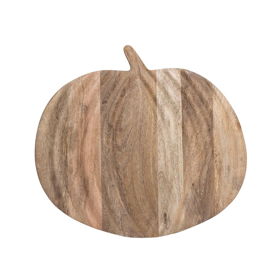 Mango Wood Pumpkin Cheese / Cutting Board