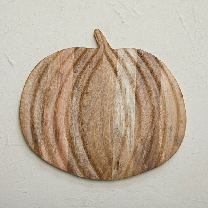 Mango Wood Pumpkin Cheese / Cutting Board - Something Splendid Co.