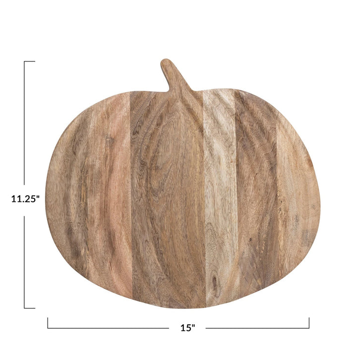 Mango Wood Pumpkin Cheese / Cutting Board - Something Splendid Co.