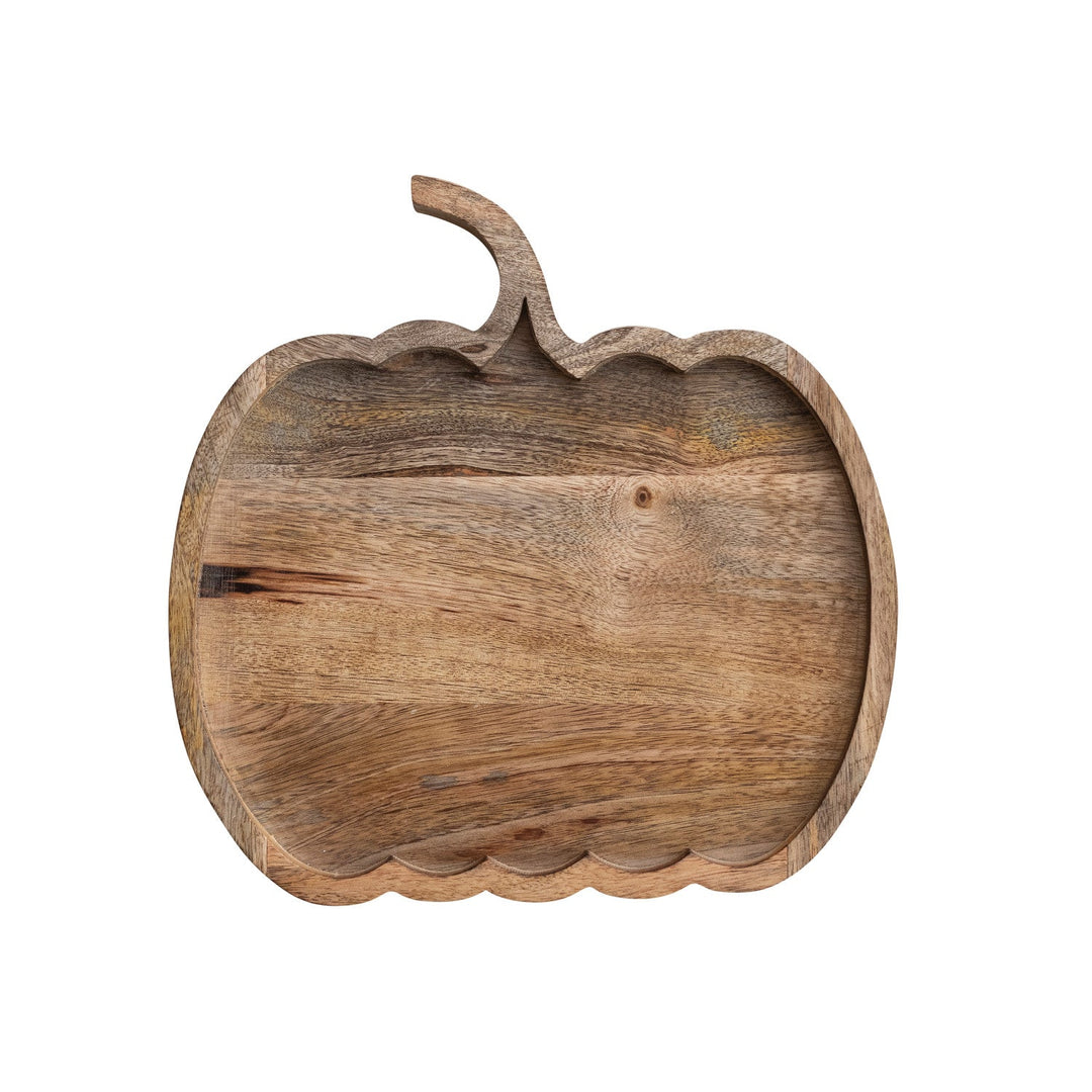 Mango Wood Pumpkin Serving Board - Something Splendid Co.