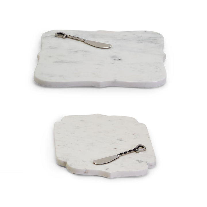 Marble Arabesque Serving Tray with Spreader - Something Splendid Co.