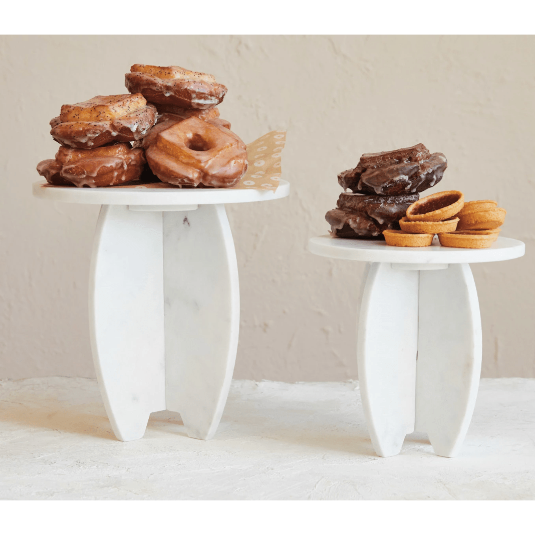 Marble Pedestal with Interlocking Base | Small - Thumbnail 3