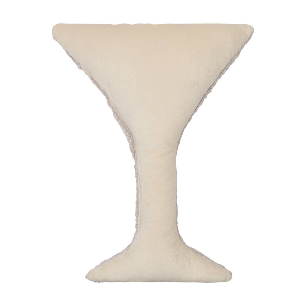 Martini Glass Shaped Hook Pillow - Ampersand - Something Splendid Co.