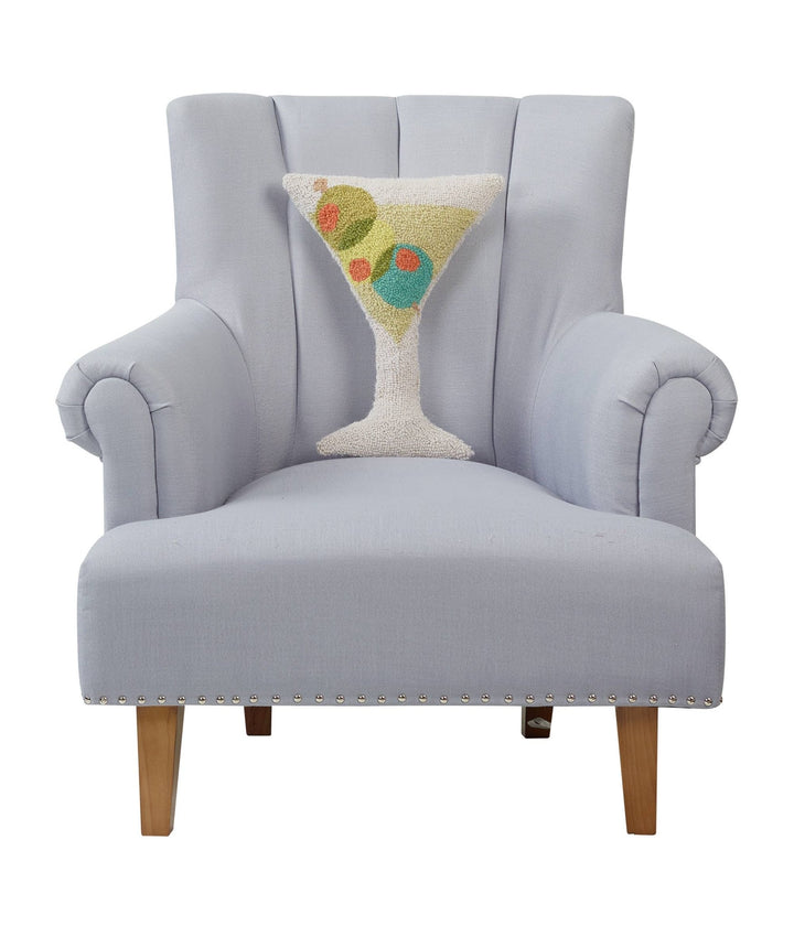 Martini Glass Shaped Hook Pillow - Ampersand - Something Splendid Co.