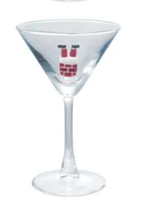 Martini Glasses with Holiday Figures, 8 Styles - Something Splendid Co.