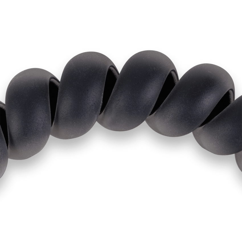 Matte Black Large Hair Ties - Something Splendid Co.