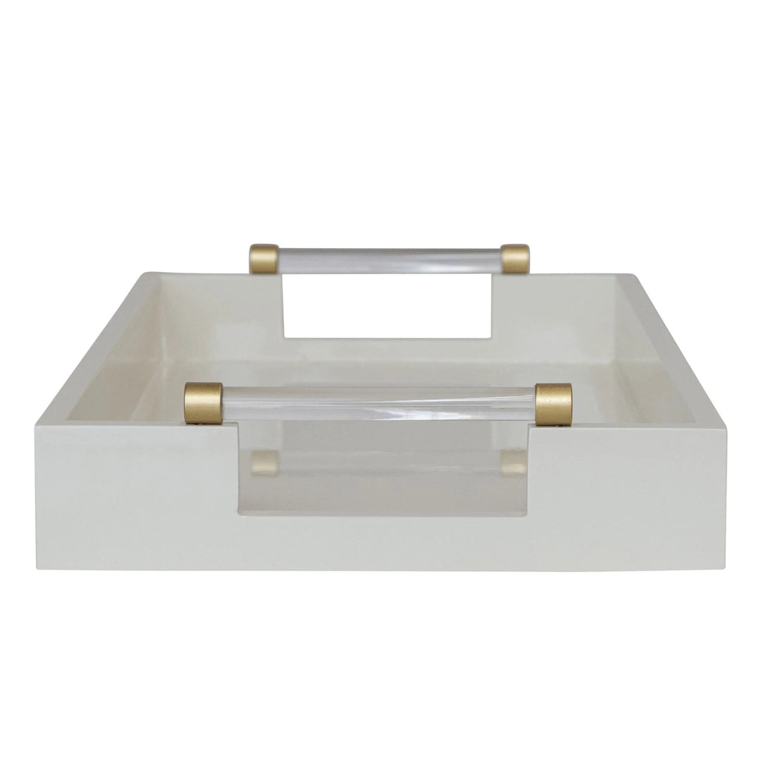 MDF Lacquered Tray - Cream - Something Splendid Co.