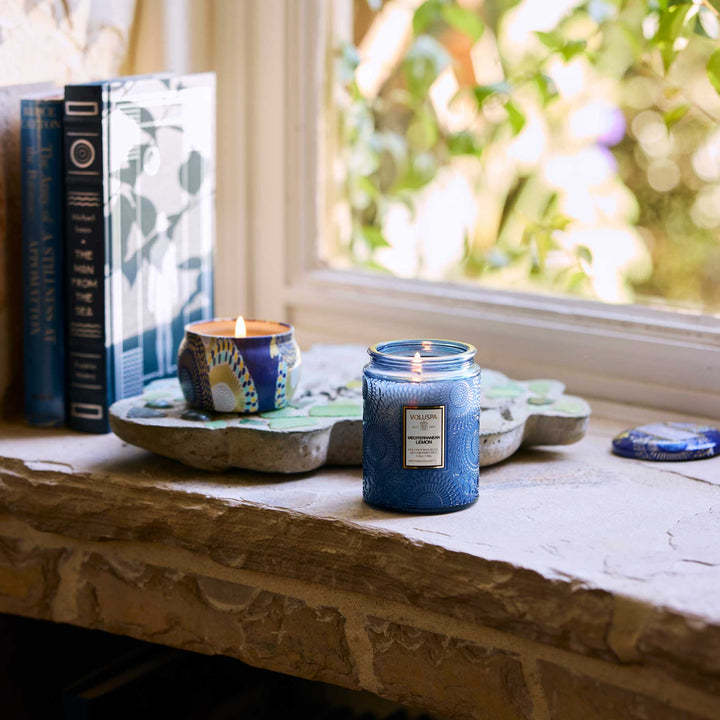 Mediterranean Lemon Mini Tin Candle - Something Splendid Co.
