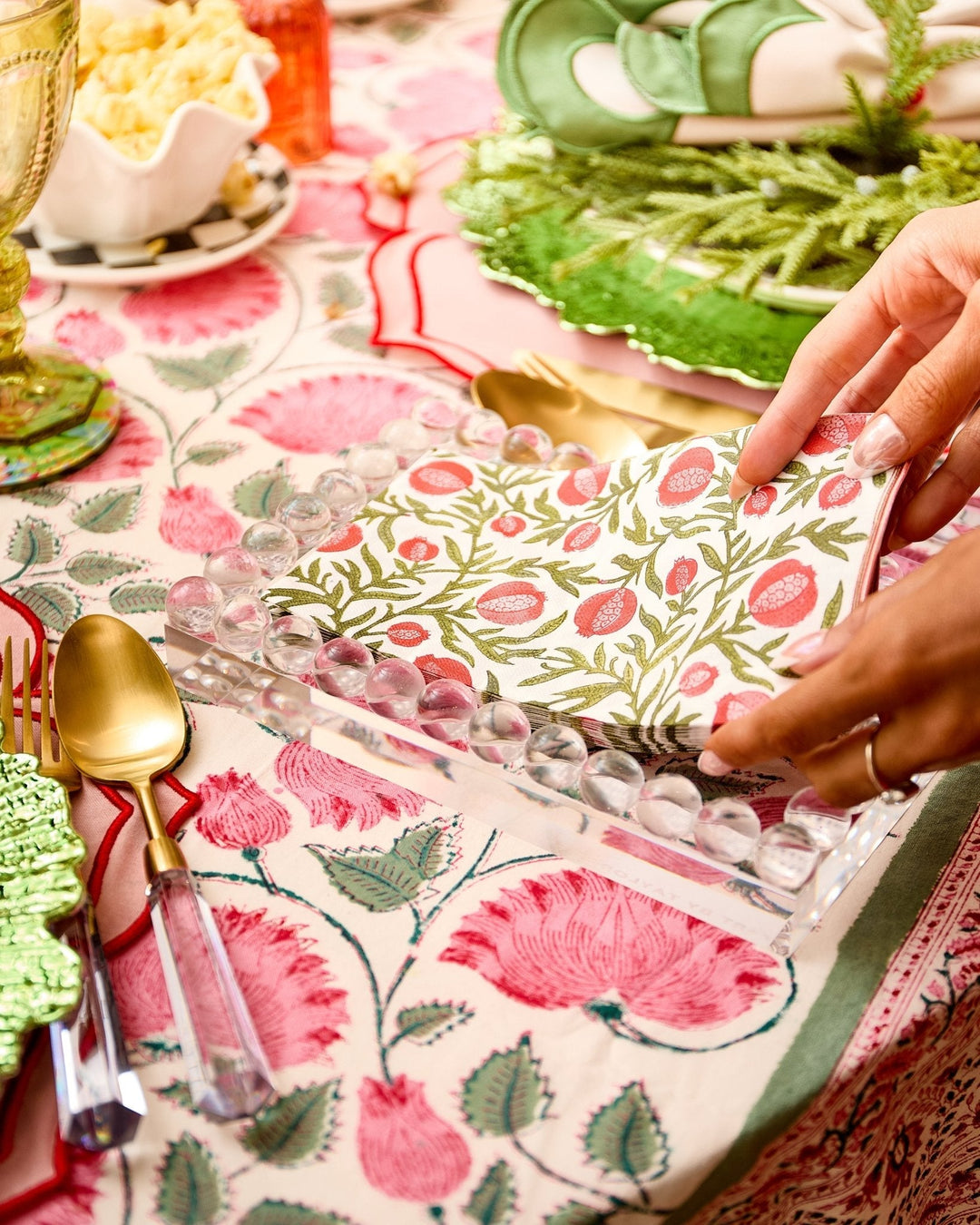 Medium Bubble Lucite Tray - Something Splendid Co.
