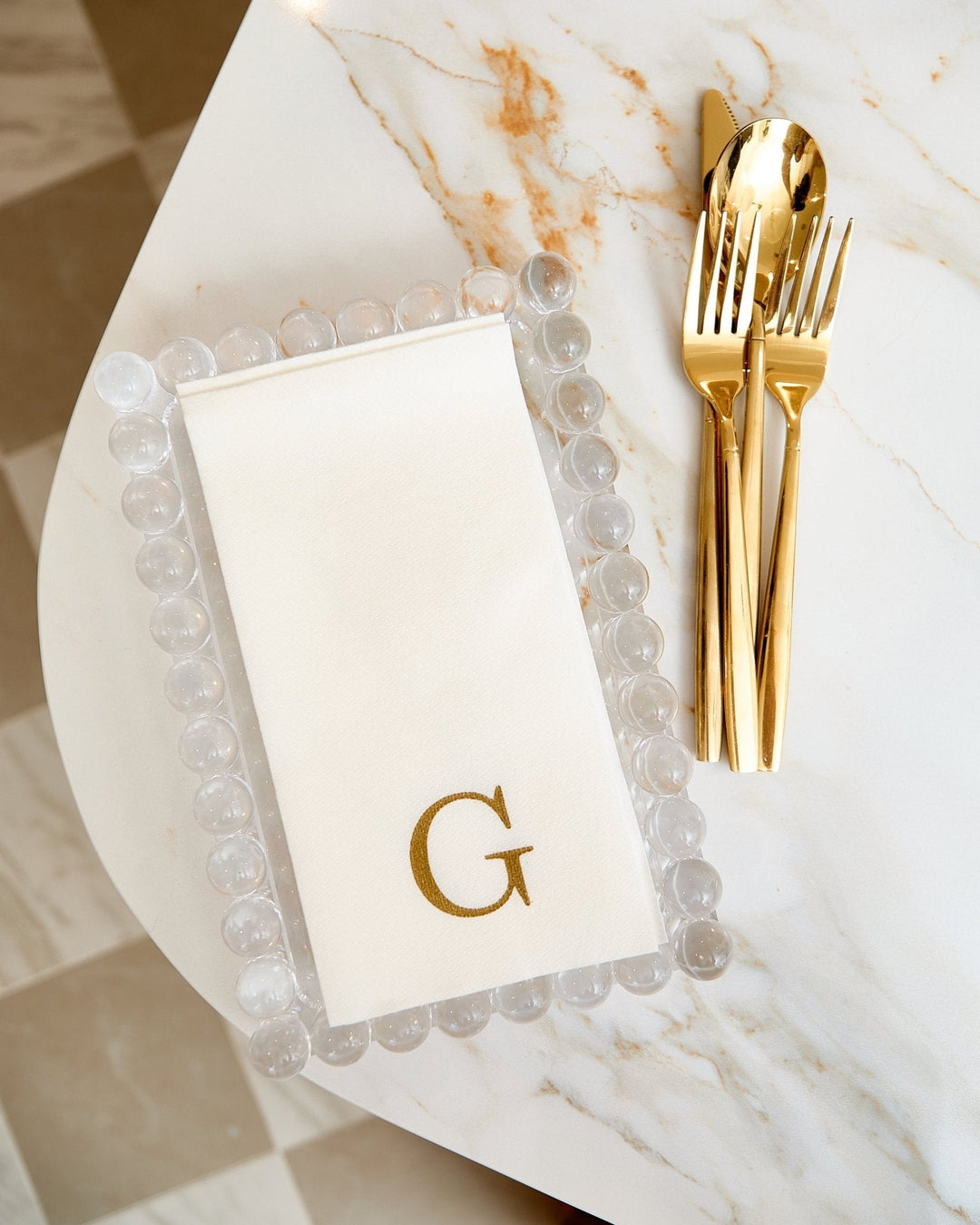 Medium Bubble Lucite Tray - Something Splendid Co.