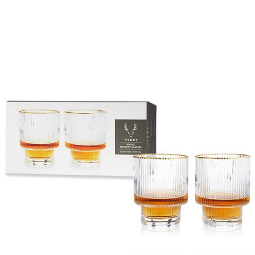 Meridian Ripple D.O.F. Tumbler Set of 2 - Something Splendid Co.