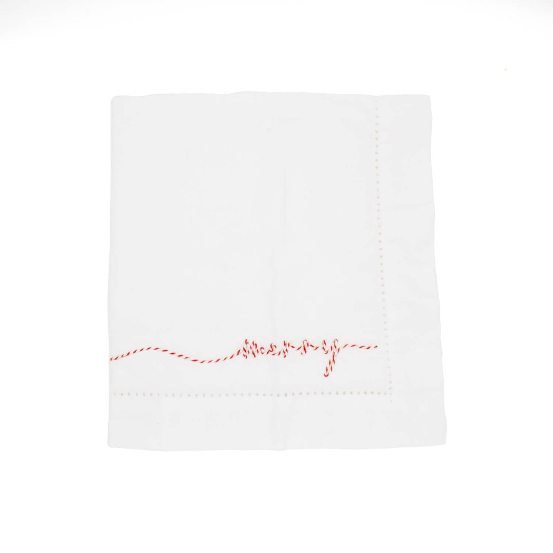 Merry Embroidered Dinner Napkin - Something Splendid Co.