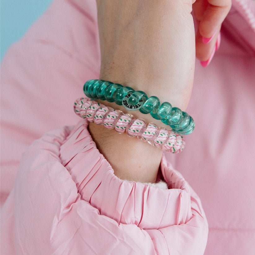 Merry Pinkmas Large Hair Ties - Something Splendid Co.