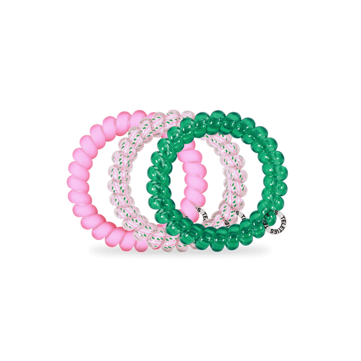 Merry Pinkmas Large Hair Ties - Something Splendid Co.