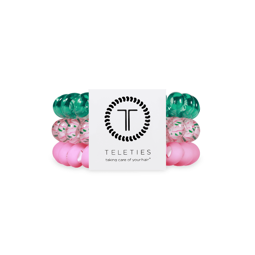 Merry Pinkmas Large Hair Ties - Something Splendid Co.