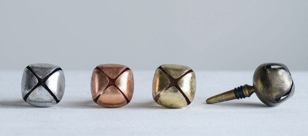 Metal Bell Bottle Stopper, 4 Colors - Something Splendid Co.