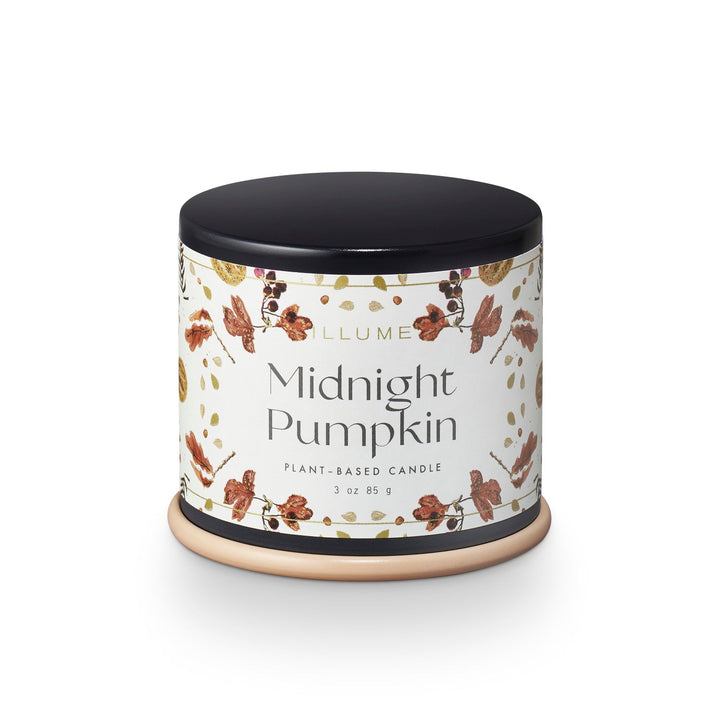 Midnight Pumpkin Demi Vanity Tin Candle - Something Splendid Co.