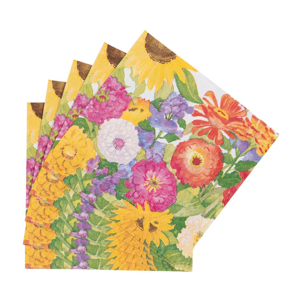 Midsummer Blooms Cocktail Napkins - Something Splendid Co.