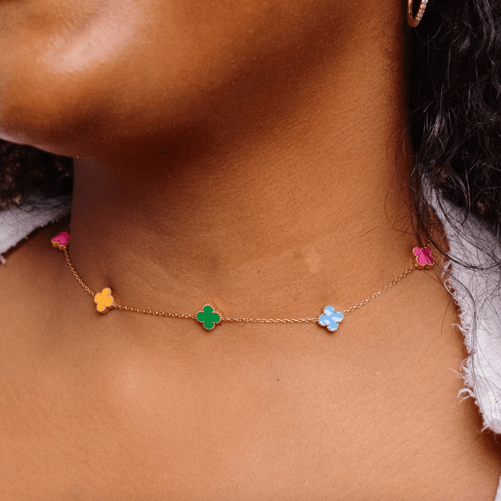 Mini Multi Flora Necklace - Something Splendid Co.