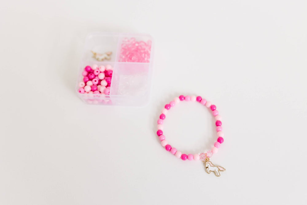 Mini Unicorn Dreams DIY Bracelet Craft Kit, Birthday Favor - Something Splendid Co.