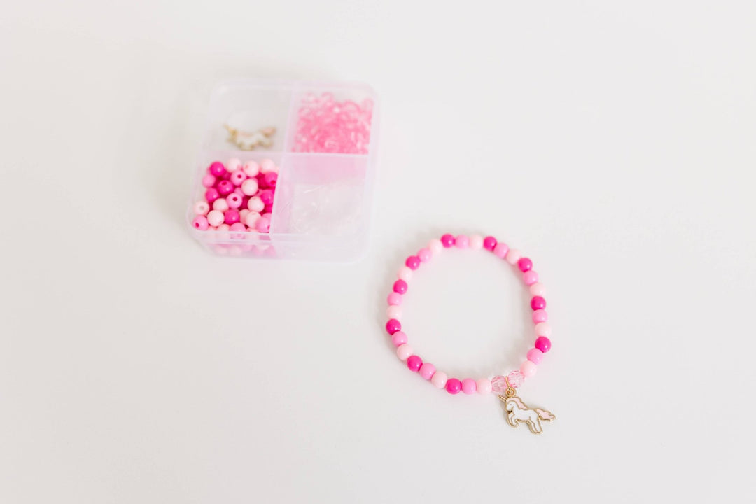 Mini Unicorn Dreams DIY Bracelet Craft Kit, Birthday Favor - Something Splendid Co.