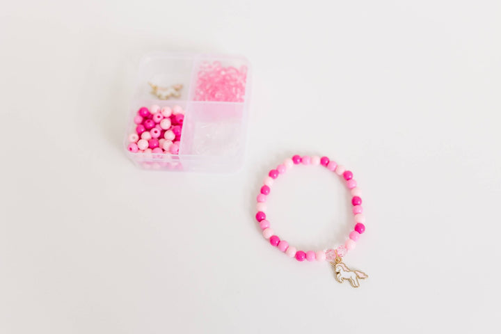 Mini Unicorn Dreams DIY Bracelet Craft Kit, Birthday Favor - Something Splendid Co.