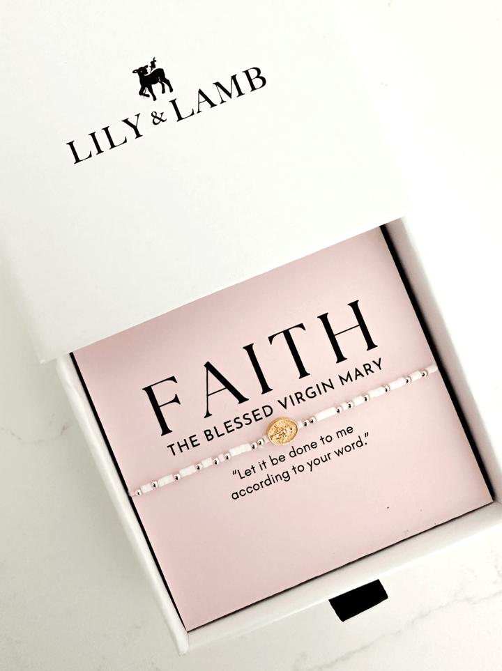 Miraculous Medal Bracelet: Adults / Marian Pink - Something Splendid Co.