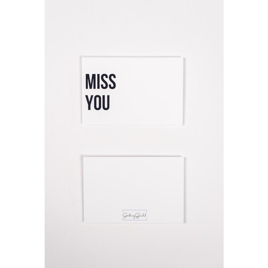 Miss You Card - Something Splendid Co.