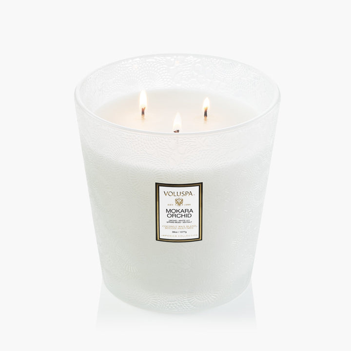 Mokara Orchid 3 - Wick Hearth Candle - Something Splendid Co.