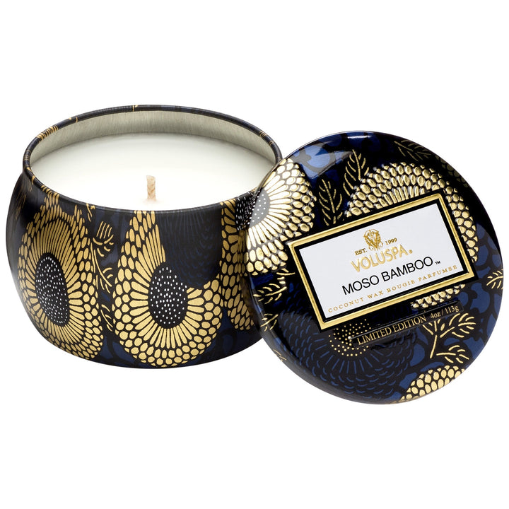 Moso Bamboo Mini Tin Candle - Something Splendid Co.