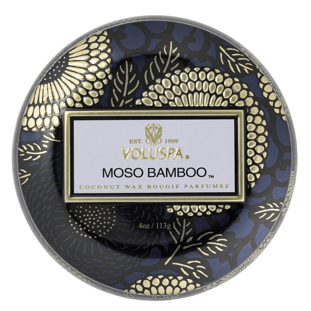 Moso Bamboo Mini Tin Candle - Something Splendid Co.