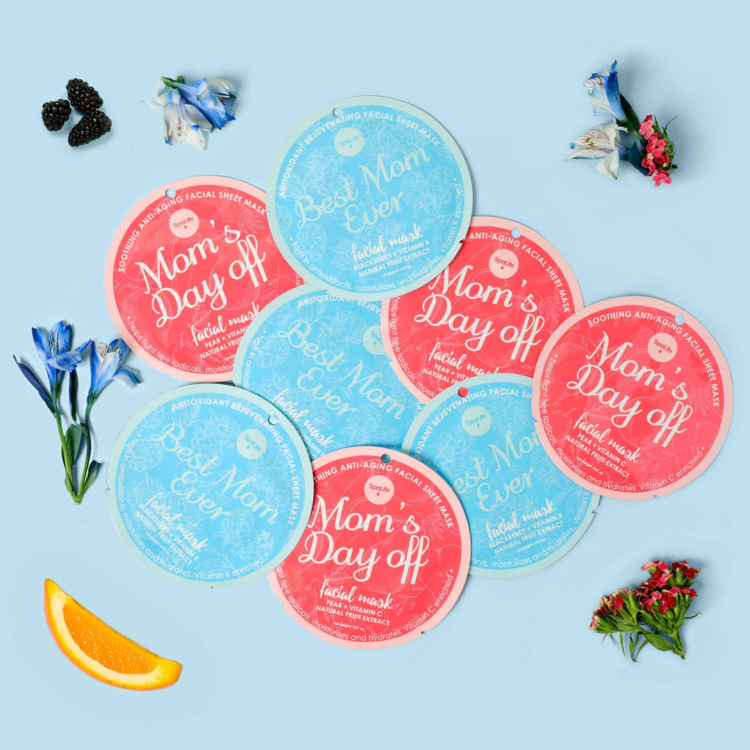Mother's Day Rejuvenating & Soothing Facial Mask - 10 Pk - Something Splendid Co.