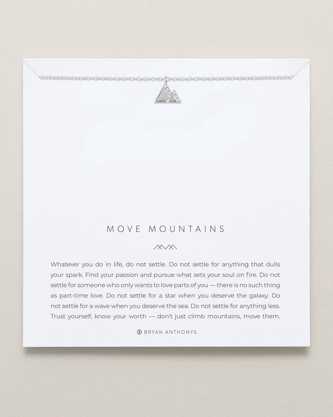 Move Mountains Necklace - Something Splendid Co.