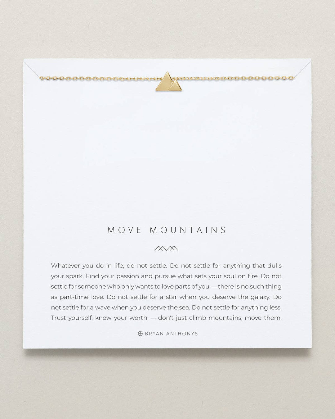 Move Mountains Necklace - Something Splendid Co.